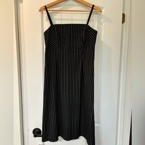 Classic Black Dress with Spaghetti Straps